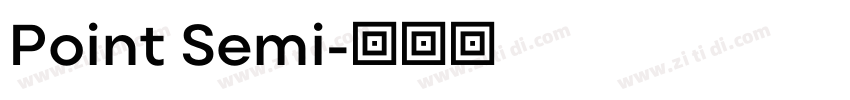 Point Semi字体转换